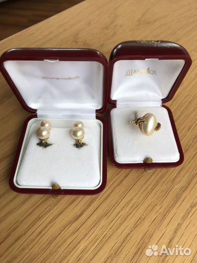 Серьги с жемчугом Majorica