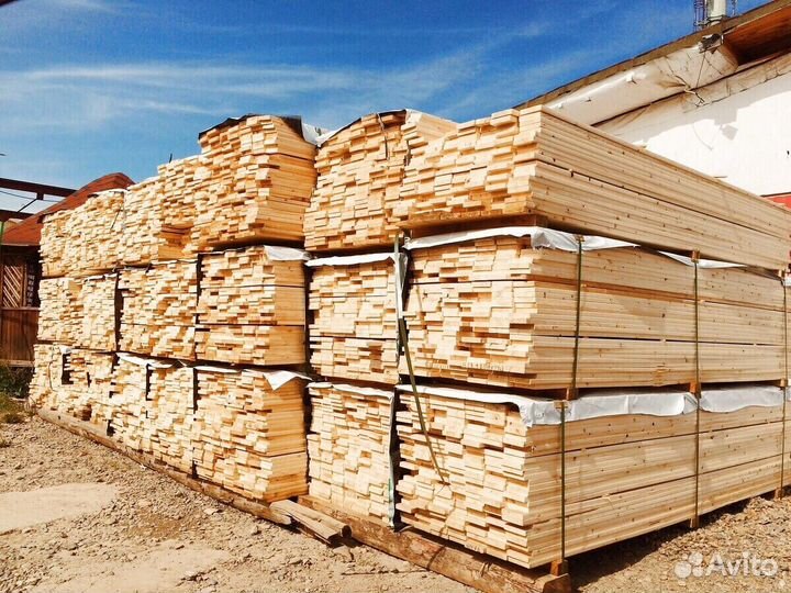 Доска обрезная 25х100х6000