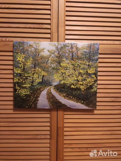 Картина маслом на холсте пейзаж