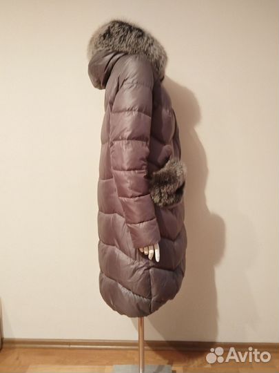 Пуховик женский длинный 44-46