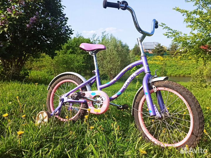 Велосипед stern для девочки с ручкой