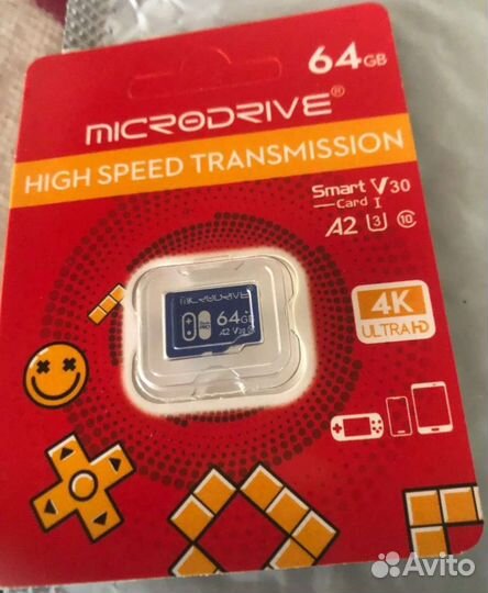 Карта памяти Micro Nintendo Switch Нинтендо Свитч