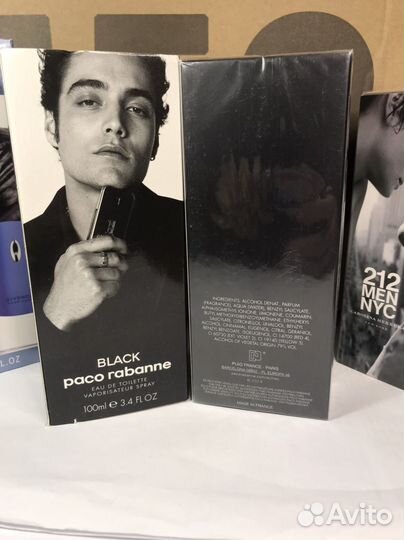 Духи Black paco rabanne