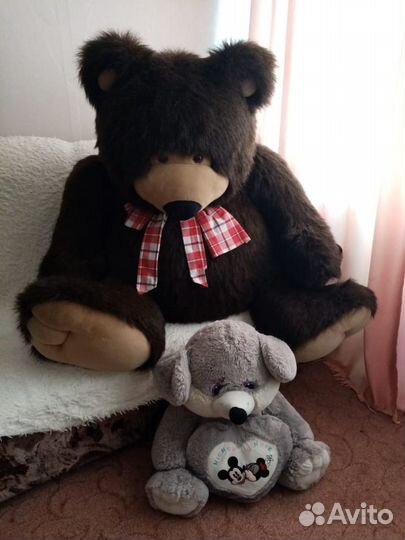 Медведь плюшевый огромный