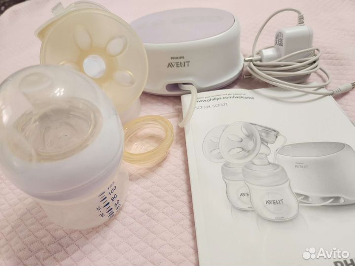 Молокоотсос avent электрический