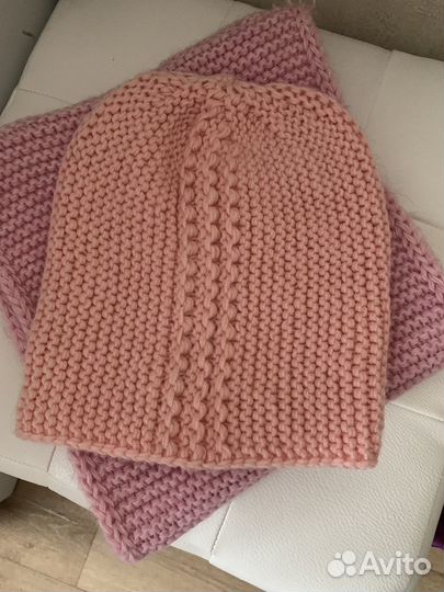 Комплект шапка и снуд