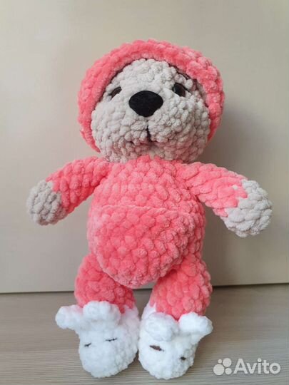 Вязаная Мишка ручной работы