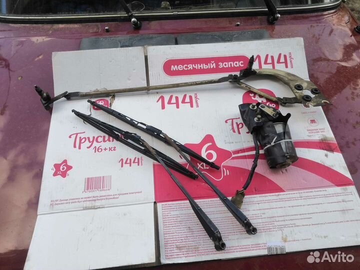 Комплект трапеция, дворники, движок