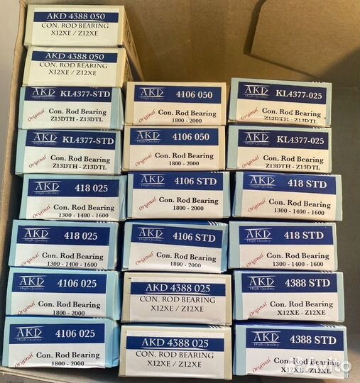 Вкладыши шатунные AKD A18XER 0.25