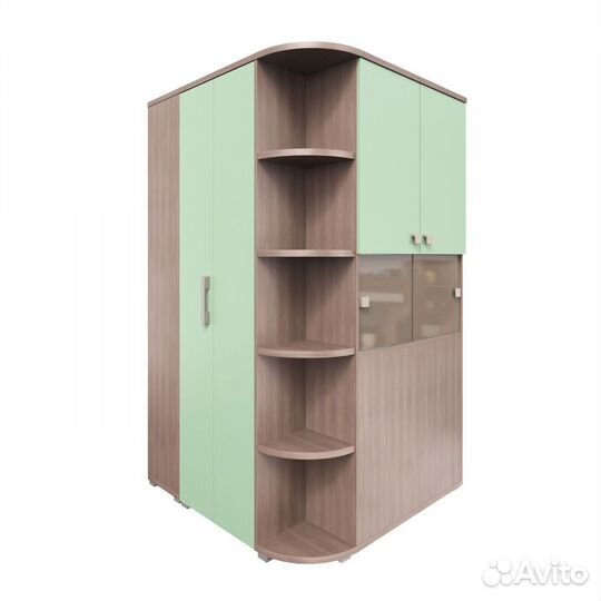 Угловой шкаф лазурит