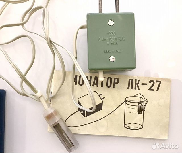 Прибор для серебрения воды