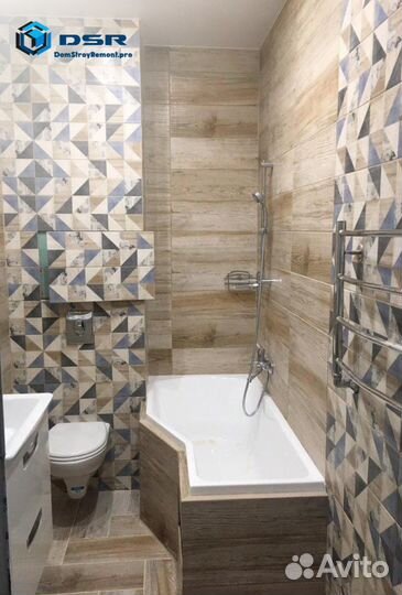 Ремонт ванной комнаты и санузла под ключ