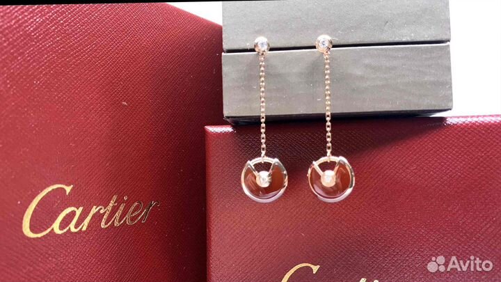 Серьги Amulette de Cartier 0,23ct