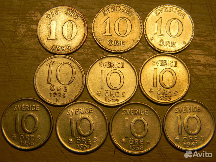 Швеция монеты