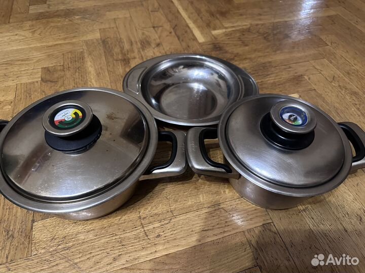 Скороварка Zepter 2 кастрюли плюс тарелка