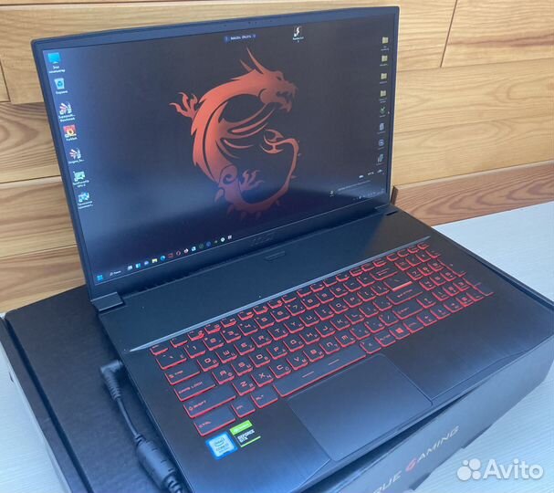 Игровой ноутбук MSI GF75 thin