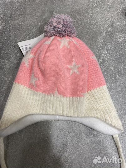 Шапка зимняя на флисе для девочки lassie