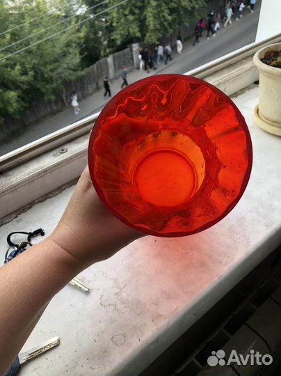 Ваза СССР стекло