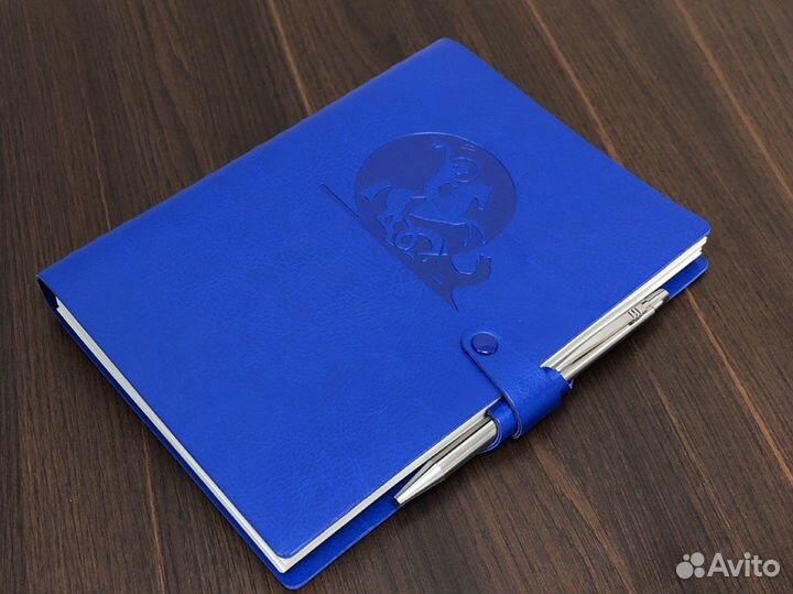 Ежедневник кожаный блокнот для записей А5
