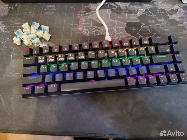 Механическая клавиатура Gembird KBW-G500L