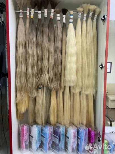 Наращивание волос на силиконовые нити