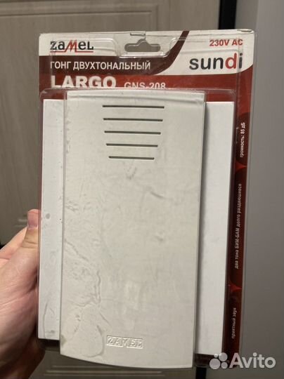 Дверной звонок проводной