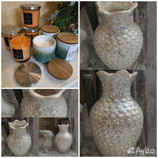 Ваза свечи воск