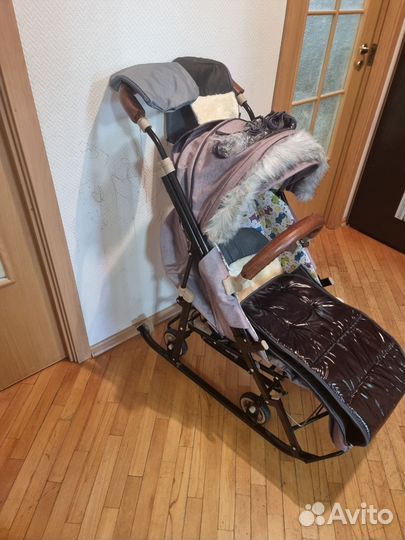 Детские санки коляска