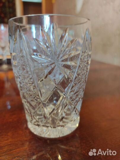 Хрустальные бокалы фужеры рюмки