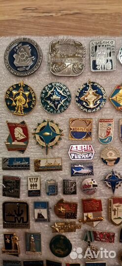 Значки Мурманск День Рыбака Гербы городов