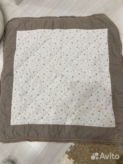 Бортики в детскую кроватку + постельное белье