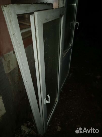 Окно и дверь пластиковые бу