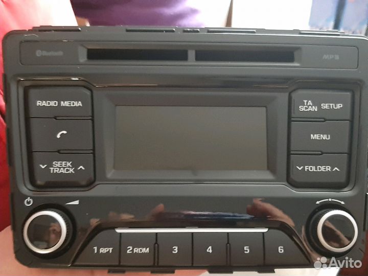 Штатная магнитола на Hyndai Creta новая