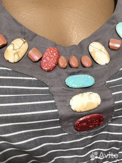 Сарафан в полоску