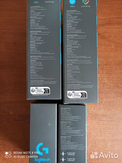 Мышки Logitech G305 и Logitech G502