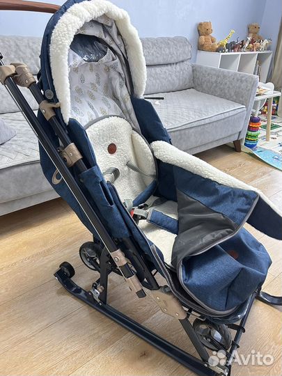 Санки коляска ника 7-8
