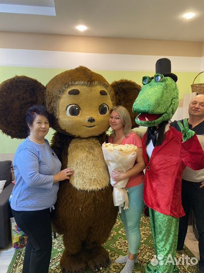 Чебурашка, ростовая кукла, аниматор