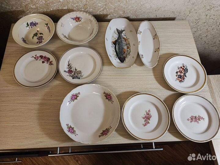 Фарфоровые тарелки СССР