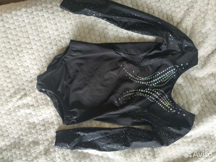 Спортивный купальник для девочки размер 128