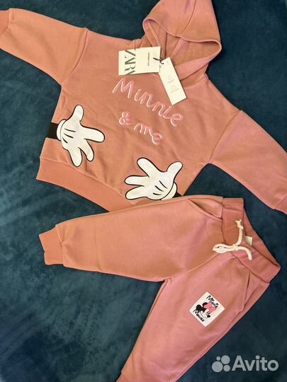 Костюм Мини с капюшоном для девочки (86-116р)