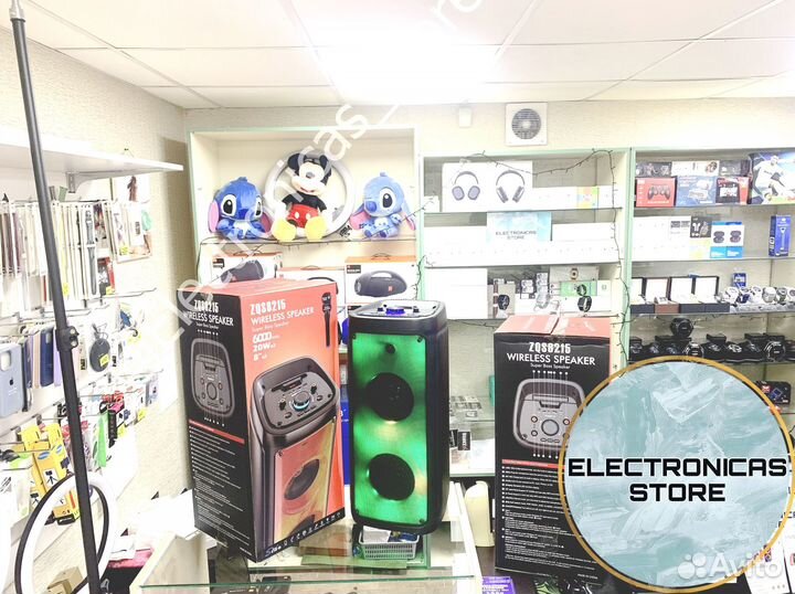 Колонка с Микрофоном ZQS-8215 Light Blue