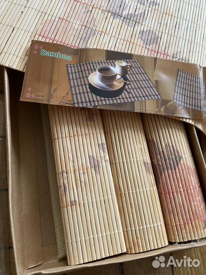 Набор салфеток бамбук коврики 4х4