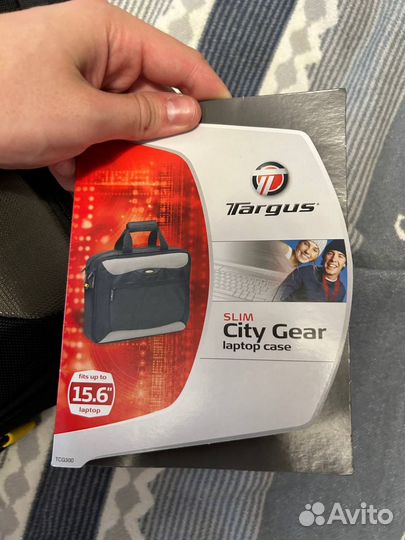 Сумка для ноутбука Targus slim laptop case 15.6