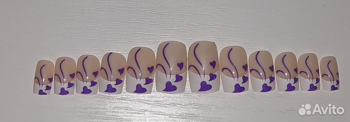 Накладные ногти с дизайном