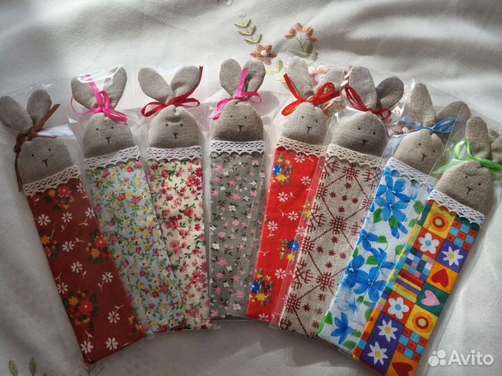 Закладки для книг ручная работа Зайка