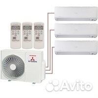 Мульти сплитMitsubishi Heavy SCM60zм-S1 max 3 внут