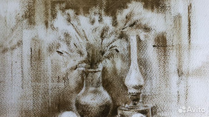 Картина маслом натюрморт в технике 