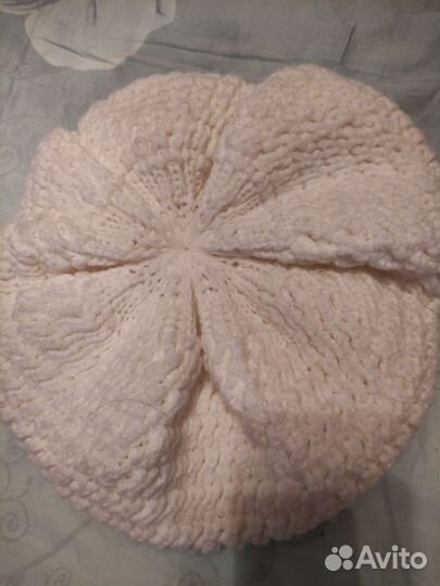 Берет -шапка женский вязаный