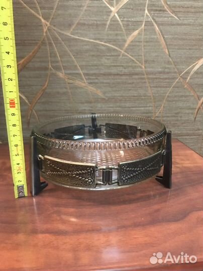 Вазoчка-кoнфеТница стекло металл СССР