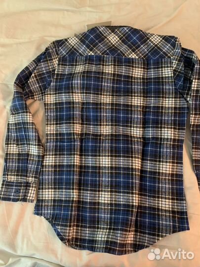 Рубашка в клетку подростковая
